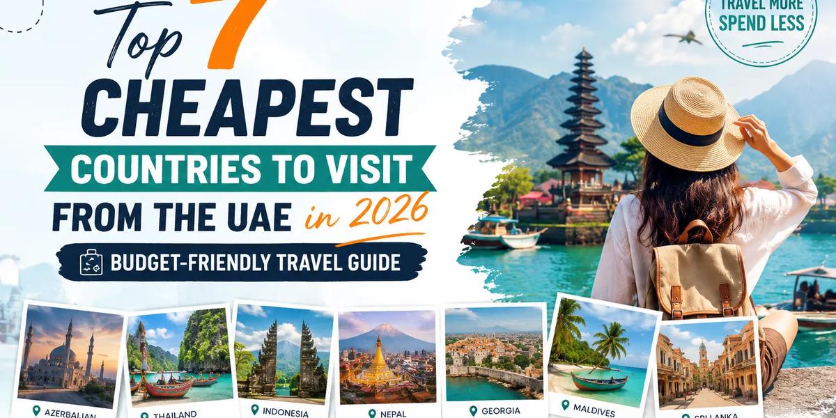 Top 7 Cheapest Countries to Visit from the UAE in 2026: Budget-Friendly Travel Guid