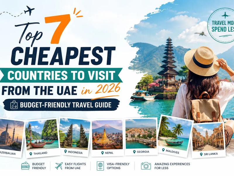 Top 7 Cheapest Countries to Visit from the UAE in 2026: Budget-Friendly Travel Guid