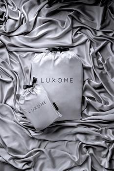 Luxury Sheet Set and Pillowcase Set packaging in Stone
