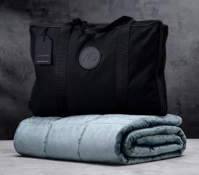 Storage bag for a weighted blanket