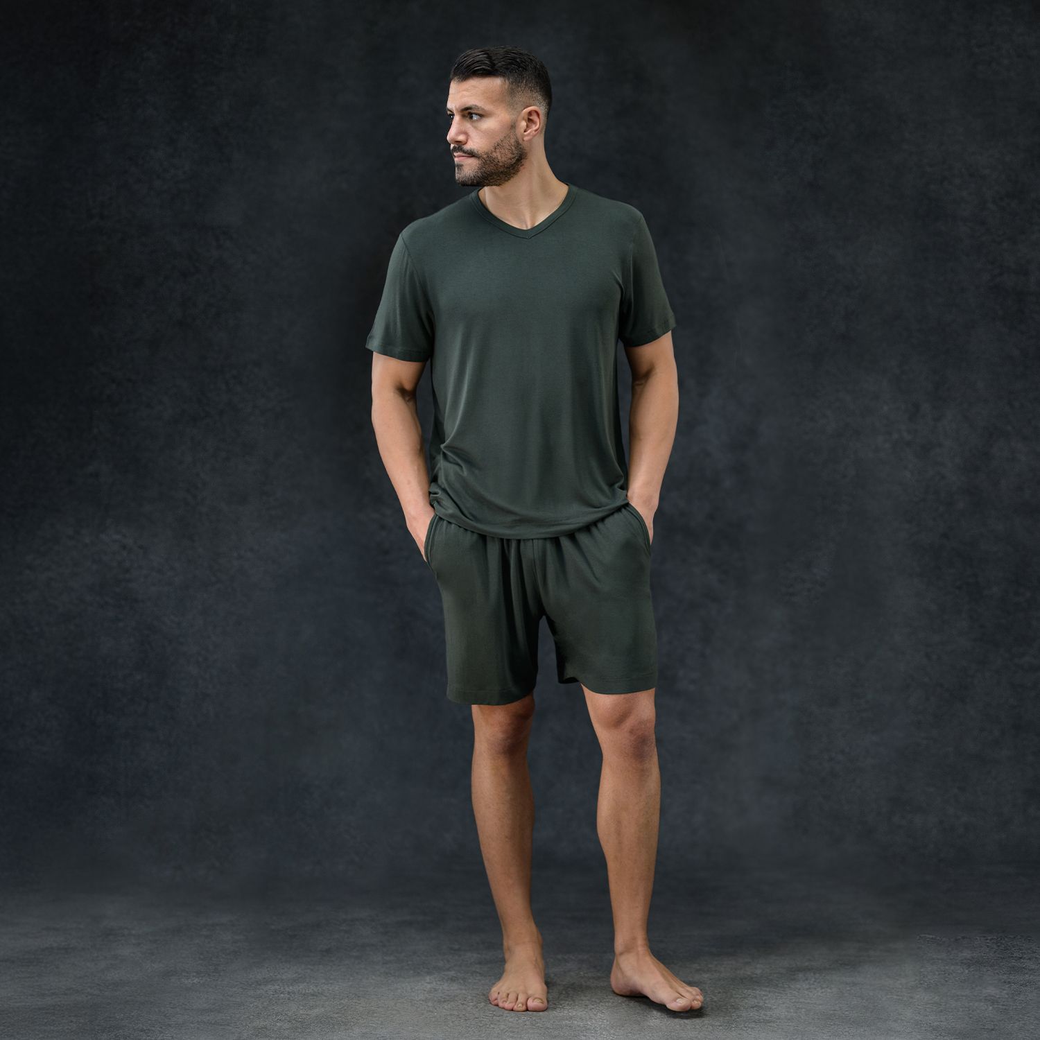 Evergreen Men's Sleep Short + Tee