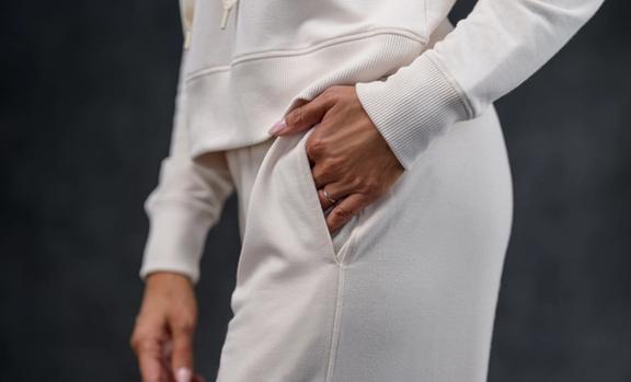 Womens essential collection pant detail in almond