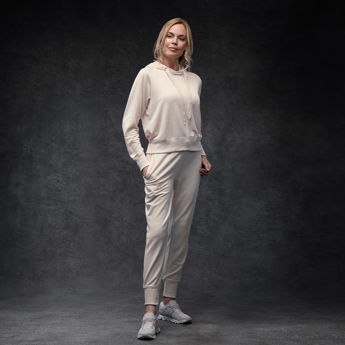 Almond Women's Essential Hoodie + Jogger Set