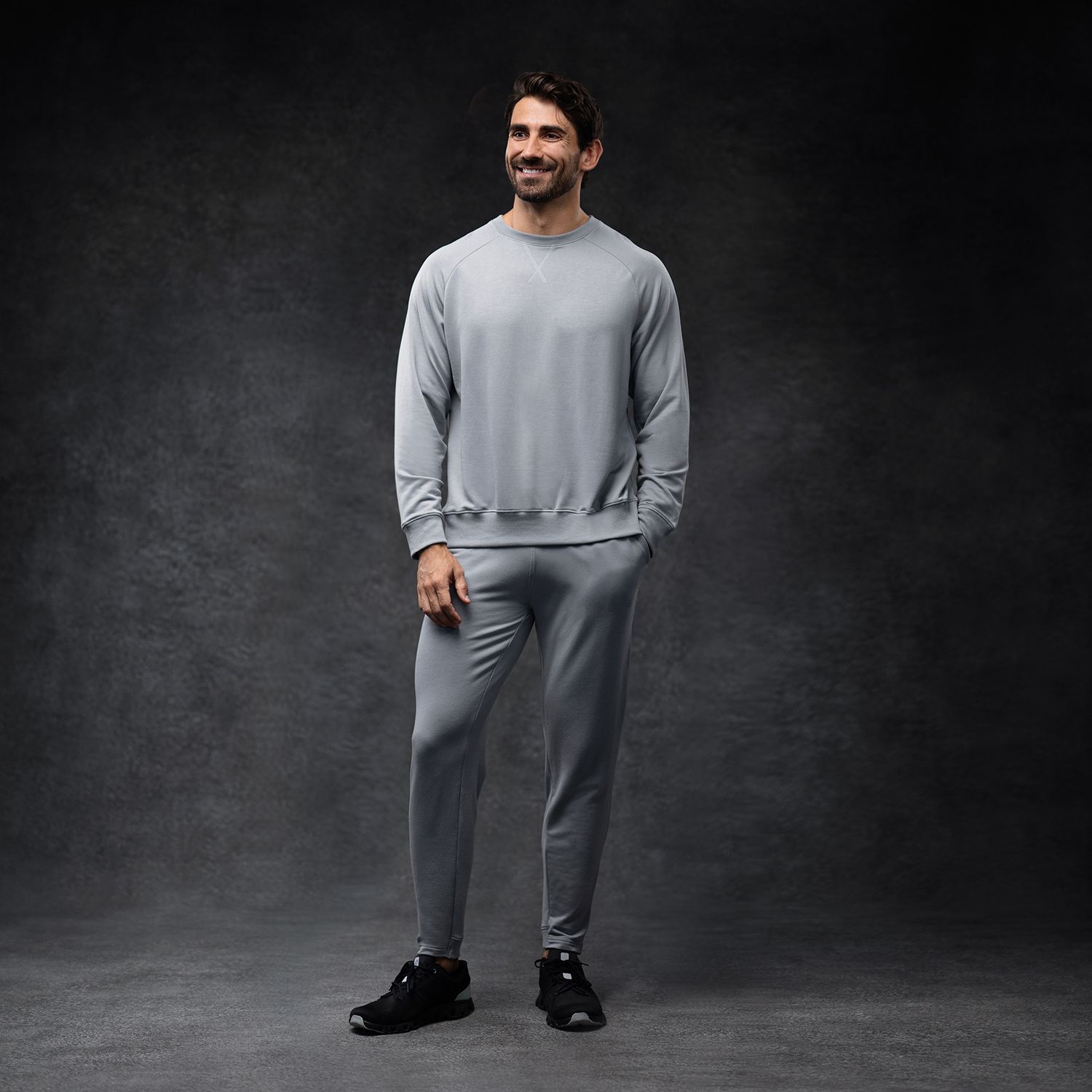 Smoke Men's Essential Crew + Jogger Set