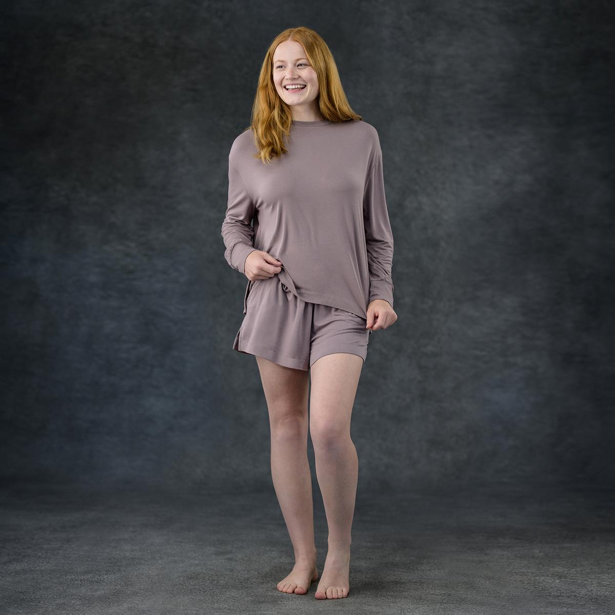 Lilac Women’s Sleep Short + Shirt