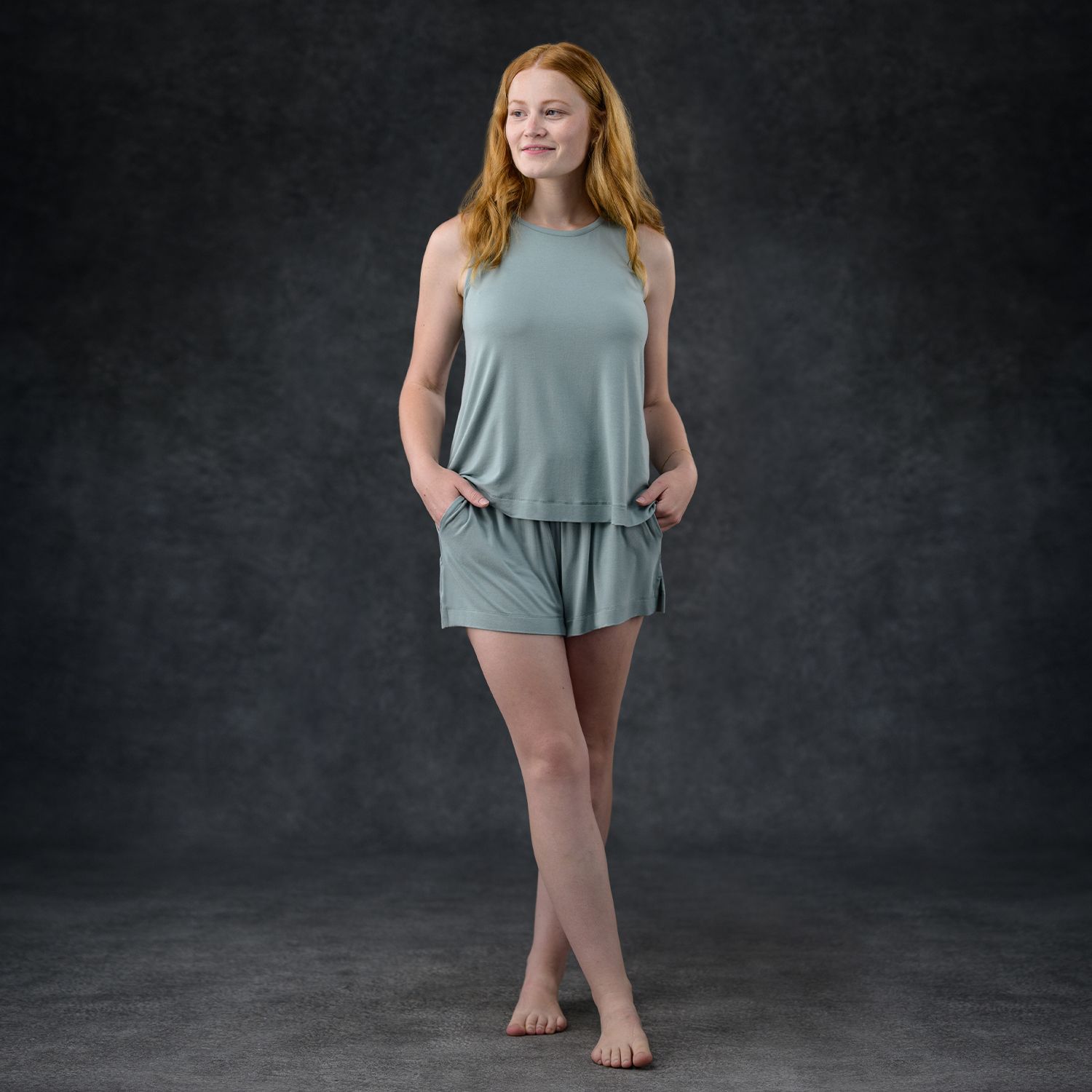 Mist Women’s Sleep Short + Tank