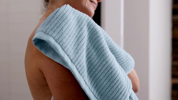 Surf Plush Performance Towel Close-up Drying