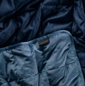 Navy Bamboo + Minky Integrated Cover detail