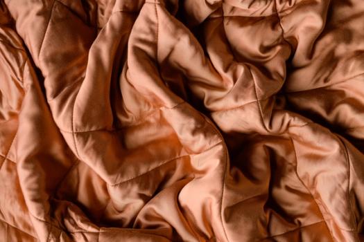 Terracotta Lightweight Blanket detail