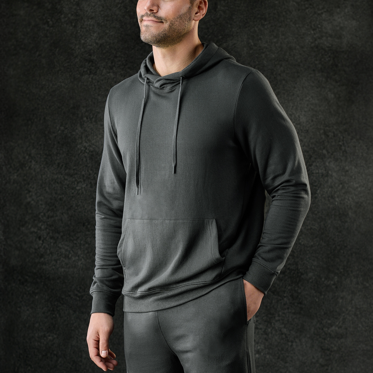 Charcoal Men's Essential Hoodie