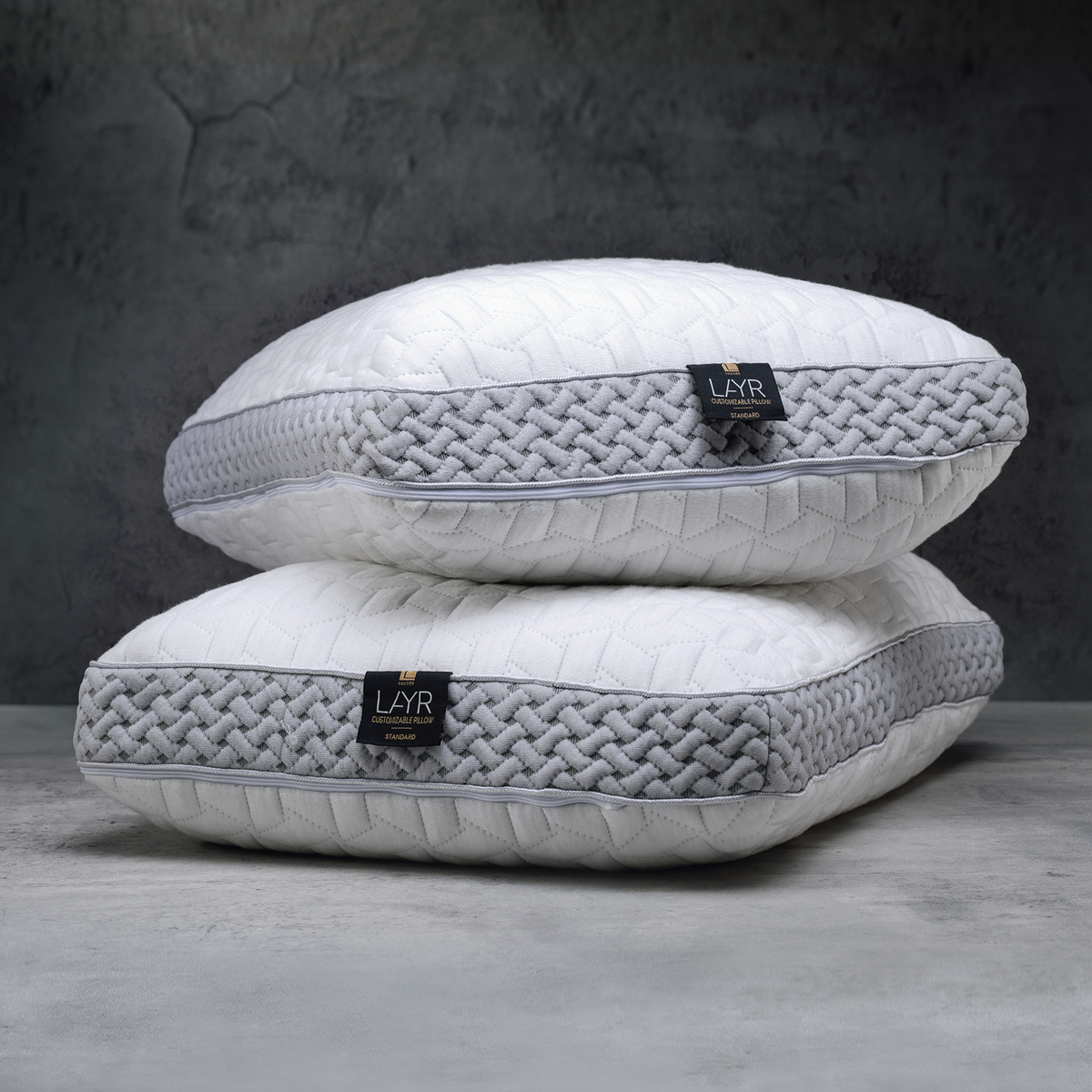 2-Pack LAYR Customizable Pillow