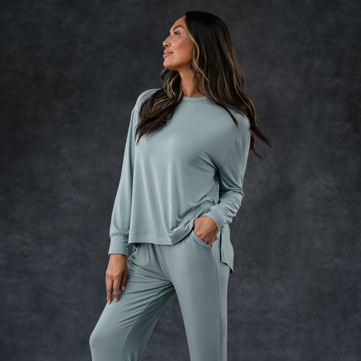 Mist Women's Sleep Pant + Shirt