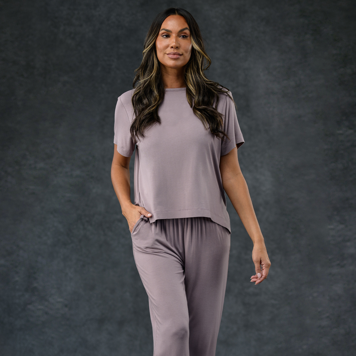 Lilac Women's Sleep Pant + Tee