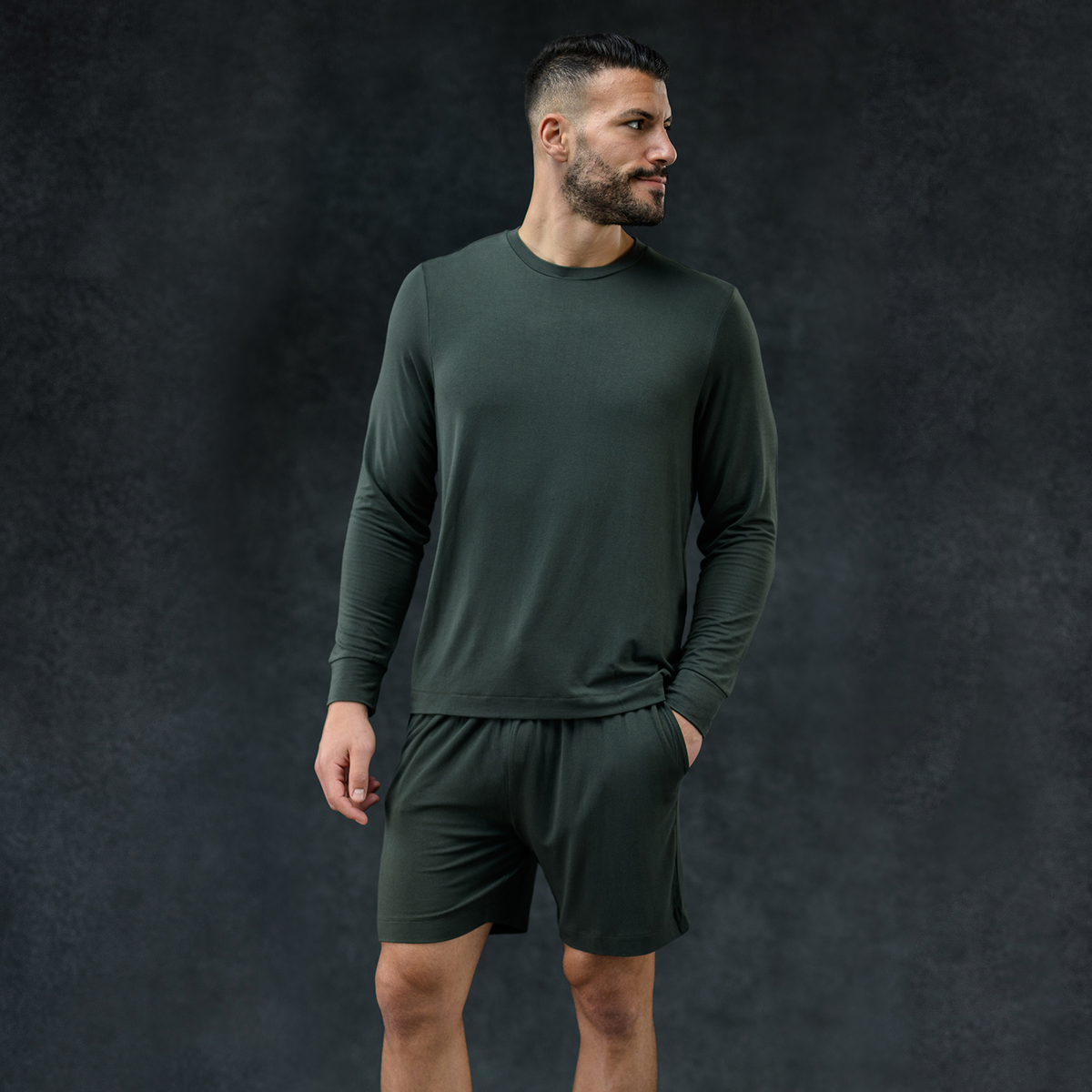 Evergreen Men's Sleep Short + Shirt