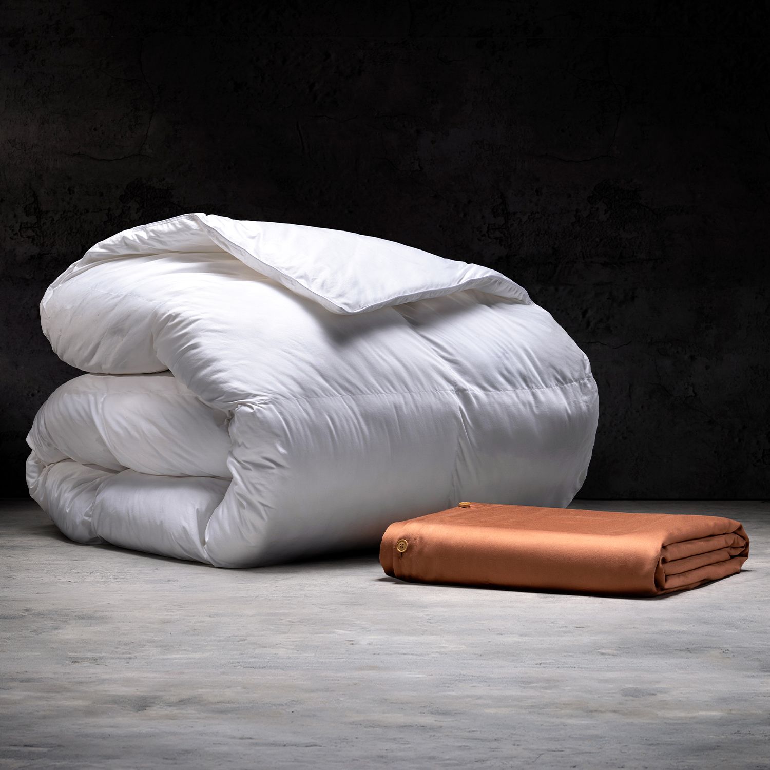 Terracotta Comforter + Duvet Cover Bundle