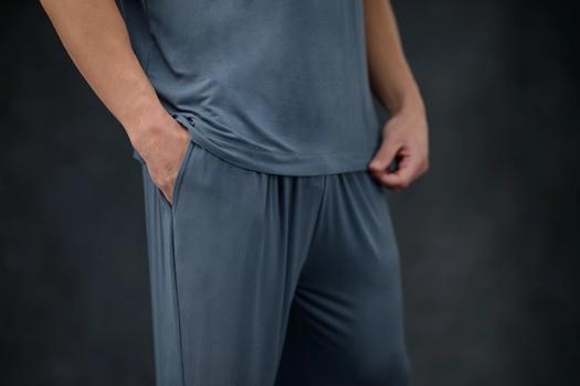 Men's Sleep Pant detail in Dusk