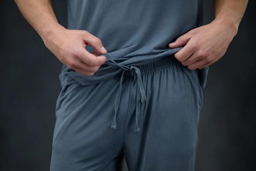 Men's Sleep Pant detail in dusk