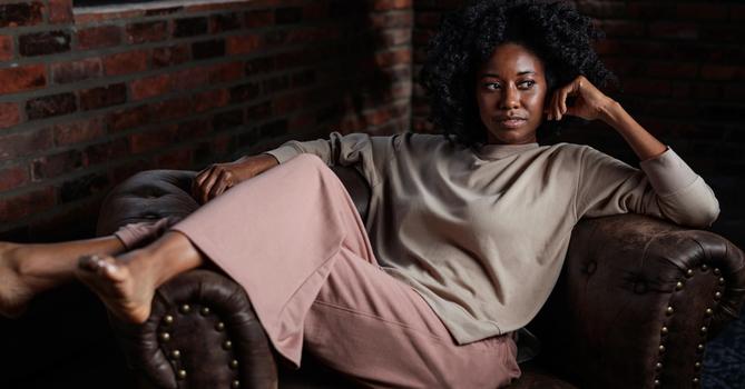 Women wearing the luxuriously soft Essential Tunic in bone