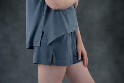 Women's Sleep Short detail in dusk