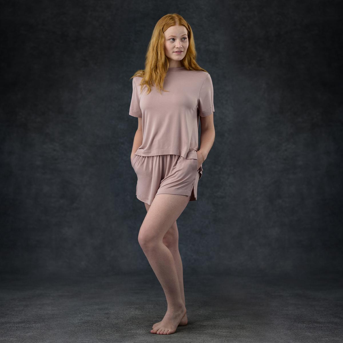 Peony Women’s Sleep Short + Tee