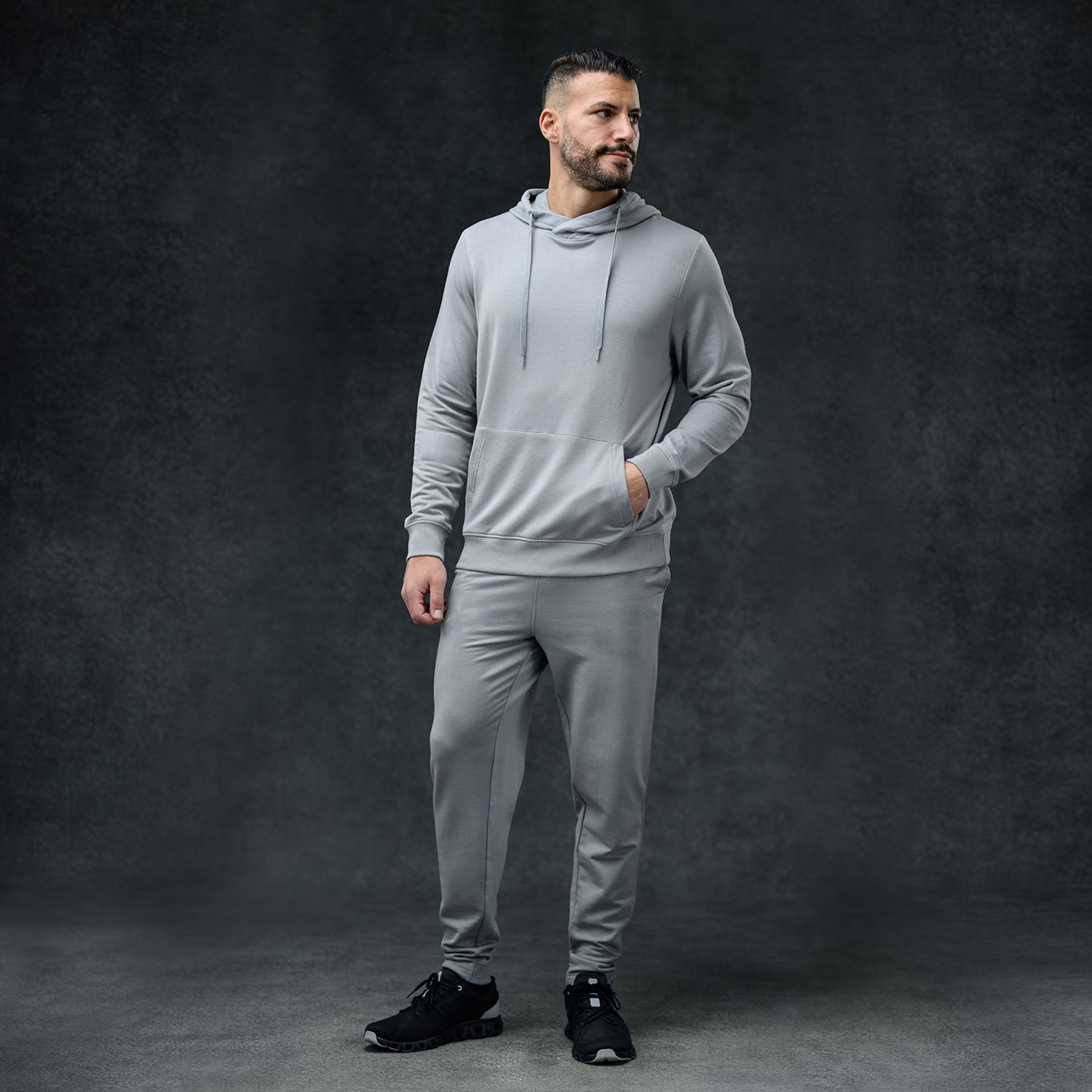 Smoke Men's Essential Hoodie + Jogger Set