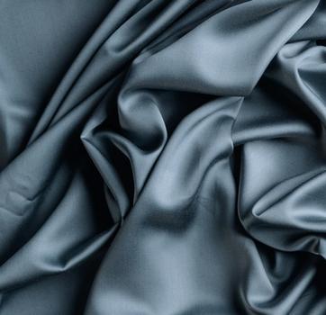 Close-up detail of the fabric in the color ocean