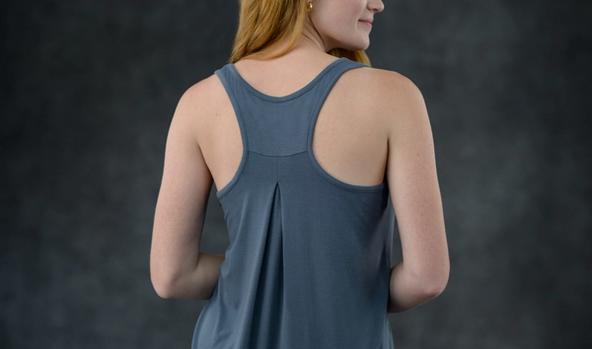 Women's Sleep Tank detail in dusk