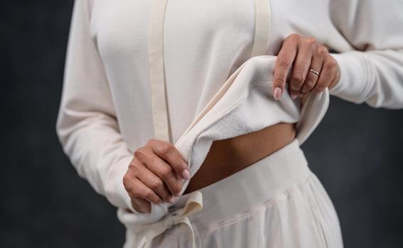 Womens essential collection modal fabric in almond