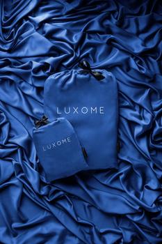 Luxury Sheet Set and Pillowcase Set packaging in Sapphire