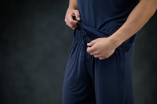 Men's Sleep Pant detail in storm