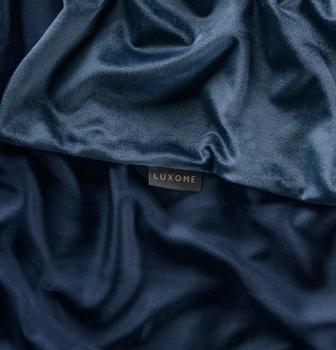 Navy Bamboo + Minky Removable Cover detail