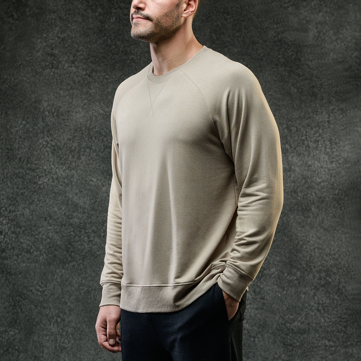 Bone Men's Essential Crew