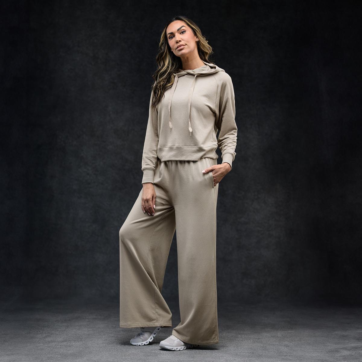 Bone Women's Essential Hoodie + Wide-leg pant Set