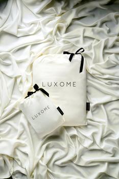 Luxury Sheet Set and Pillowcase Set packaging in Ivory