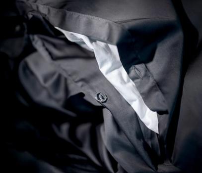 Charcoal Duvet Cover with 37.5 Technology and extra ties