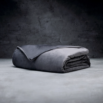 Grey Blanket + Cover Weighted Blanket