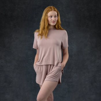 Peony Women's Sleep Short + Tee
