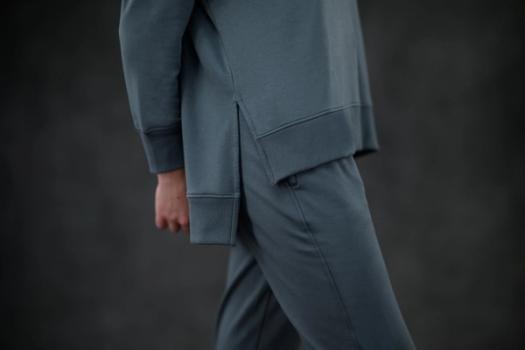 Women's Essential Tunic detail in spruce