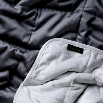Light Grey Bamboo + Minky Integrated Cover detail