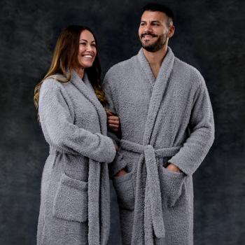 Grey Ultra Plush Robe