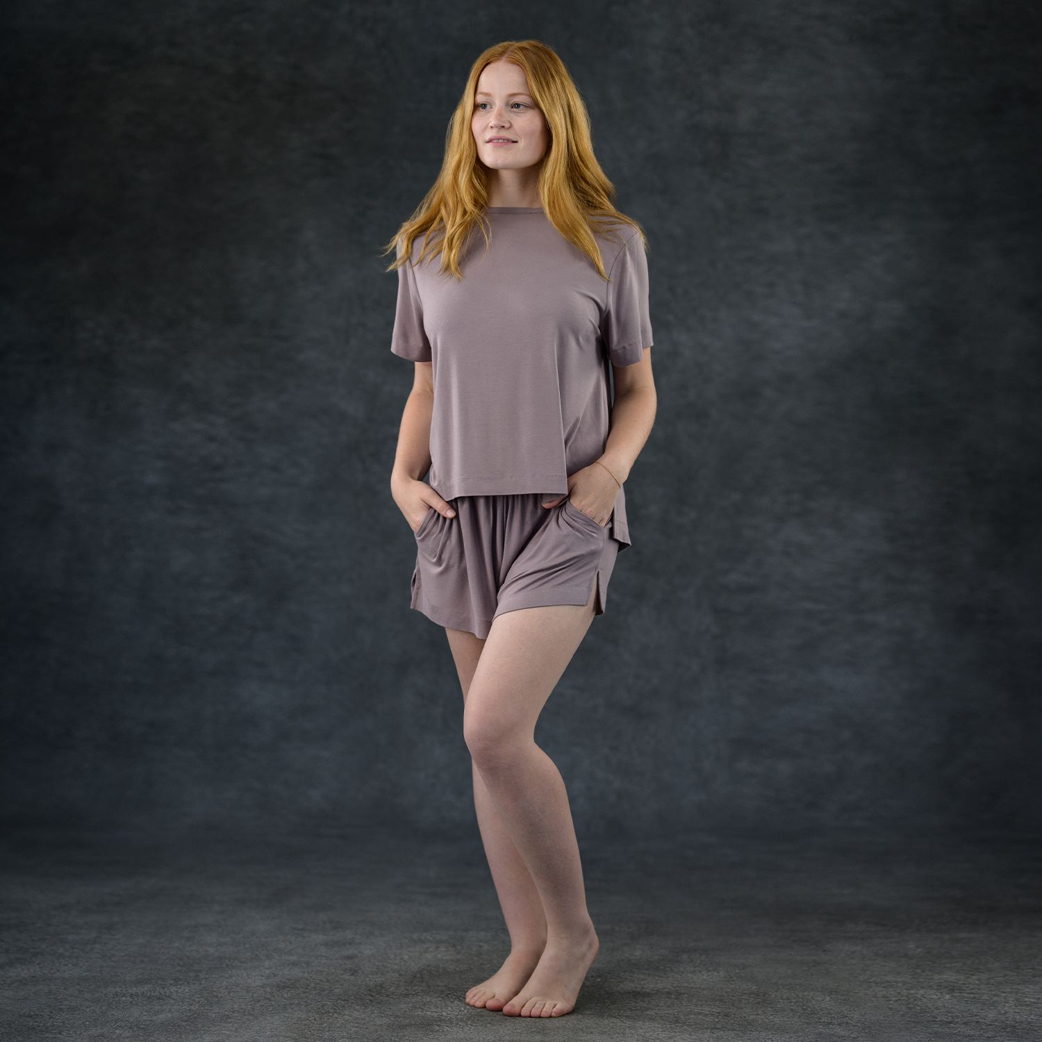 Lilac Women’s Sleep Short + Tee