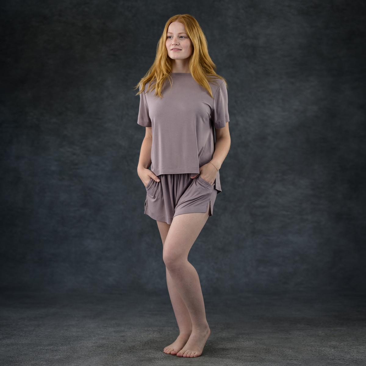 Lilac Women’s Sleep Short + Tee