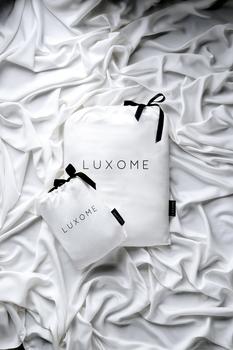 Luxury Sheet Set and Pillowcase Set packaging in White