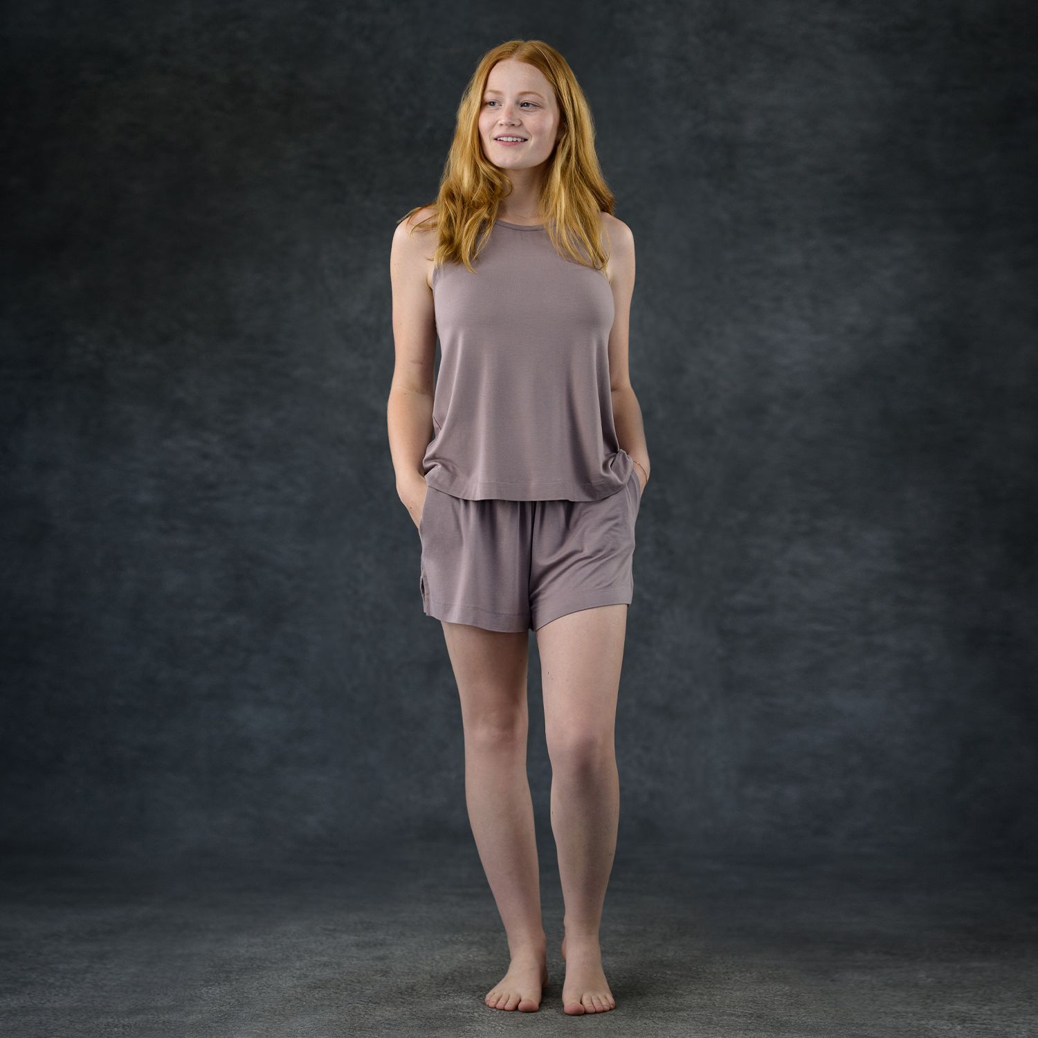 Lilac Women’s Sleep Short + Tank