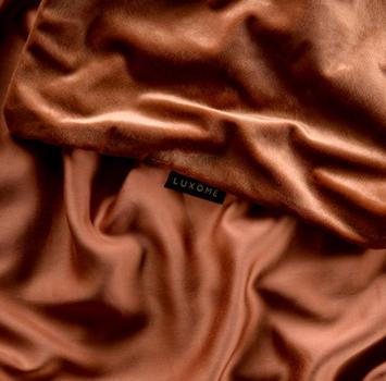 Clay Bamboo + Minky Removable Cover detail