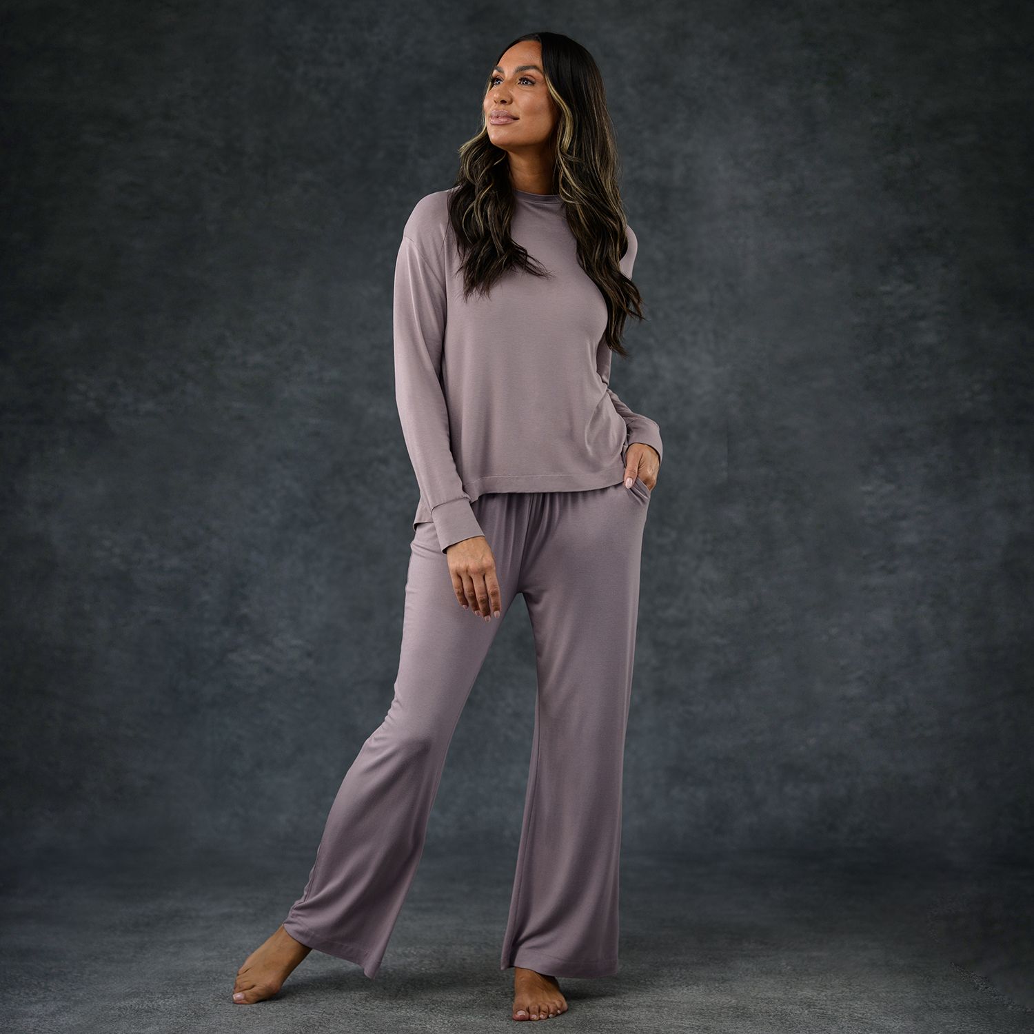 Lilac Women’s Sleep Pant + Shirt