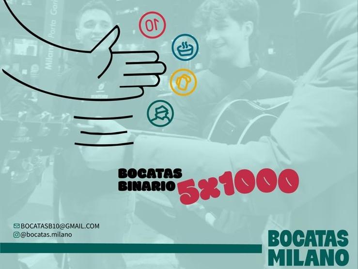 Dona il tuo 5×1000 a Bocatas Binario 10