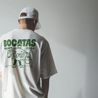 Maglietta Bocatas 2025 indossata — grafica flow siempre libres