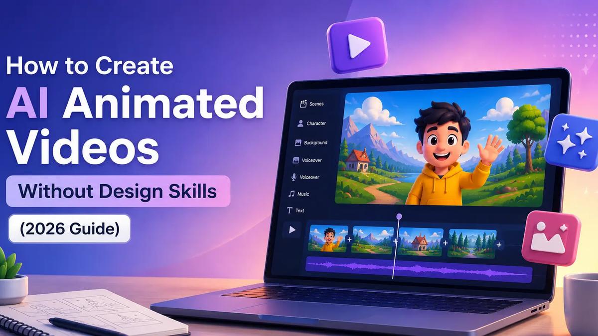 How to Create AI Animated Videos Without Design Skills (2026 Guide)