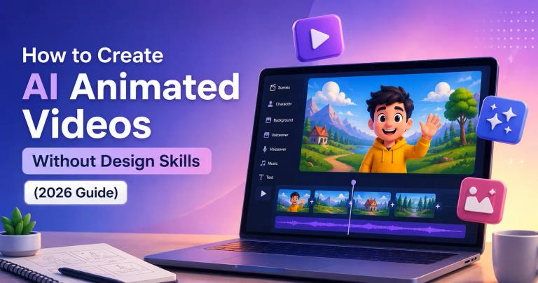 How to Create AI Animated Videos Without Design Skills (2026 Guide)